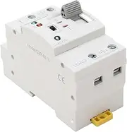 Transfer Switch, Dual Power Changeover Switch with 2P 25A Automatic Transfer Breaker, Quick Response ATS Switch for Power System