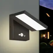 Solar Outdoor Motion Sensor Wall Lights, LED Modern Exterior Light Fixtures, Rot