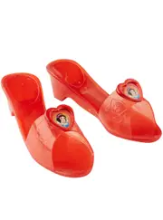 Snow White Girls Red Glitter Disney Princess Costume Shoes