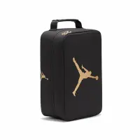 在飛比找Yahoo奇摩購物中心優惠-Nike 鞋袋 Jordan Shoe Bag 黑 金 鞋盒