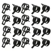 20 Pcs 13mm Spring Type Action Fuel Hose Pipe Low Pressure Air Tube Clip Clamp