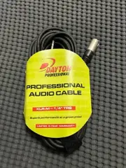 DAYTON PRO 25 ft. to XLR-M to 1/4" TRS Male Male Shielded Balanced
