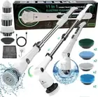 Rechargeable Electric Spin Scrubber - Powerful Cleaning with Built-In Flashlight