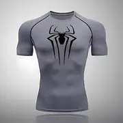 Men's Compression Shirt Athletic Shirt Gym Shirt Fitness Shirt Short Sleeve Tee Tshirt Casual Athleisure Breathable Quick Dry Soft Fitness Gym Workout Running