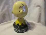 Peanuts Charlie Brown 8.2" Bank With Head That Bobbles New