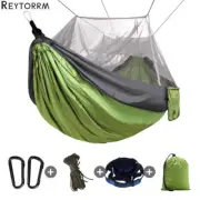 Mosquito Net Hammock Lightweight Nylon Best Parachute Hammock with Tree Straps