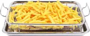 Eyourlife Air Fryer Basket for Oven 12.8" x 9.6", Stainless S-Set, Silver