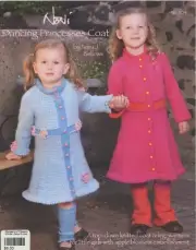 Noni Knitting Pattern 1104 Dancing Princess Coat Top Down Knitted w/ Leg Warmers