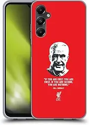 Head Case Designs Officially Licensed Liverpool Football Club No Second Red Bill Shankly Quotes Gel Case [Military Grade Protection] Compatible with Samsung Galaxy A05s
