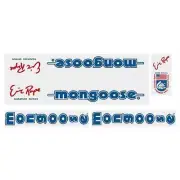 Mongoose - 1985-86 Eric Rupe Decal set - Old school bmx