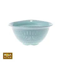 在飛比找momo購物網優惠-【HOLA】Richell碗型瀝水籃-藍