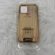 Ocyclone iPhone 12/ 12 Pro Max Schockproof Case Gold Plated Frame New in Box