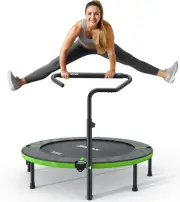 BCAN 40"/48" Foldable Mini Trampoline, Rebounder Trampoline for Adults, U/T S...