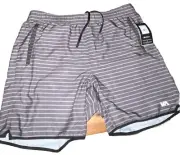 RVCA YOGGER IV STRIPPED SHORTS Size XL