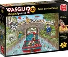 Jumbo, Wasgij, Original 33 - Calm on the Canal!, Jigsaw Puzzles for Adults, 1,00