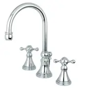 Kingston Brass KS298.KX Governor 1.2 GPM Widespread Bathroom - Chrome