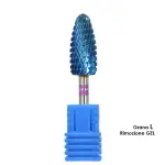 Melcap tungsten carbide cutter tip shark shape grit l for gel removal