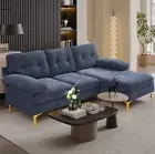 INGALIK Convertible Sectional Sofa Couch, Convertible L Shaped Couch