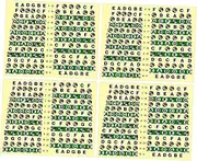 GLSTOY Fretboard Sticker for Guitar 10 Pack Map Sticker Notes Decals for Acoustic