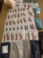 Mixed Bundle Of Beauty Samples - Clarins DAVROE Dermalogica COACH Glow Recipe