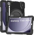 Case for Samsung Galaxy Tab A9+/ Plus 11 in with Pencil Holder & Handheld Stand