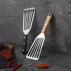 Non-slip Stainless Steel Kitchen Frying Spatula Leaky Shovel Fish Slice Cookware