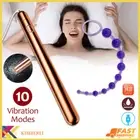 10 Modes Mini Bullet Vibrator Anal Plug Stimulator G Spot Women Couple Sex Toys