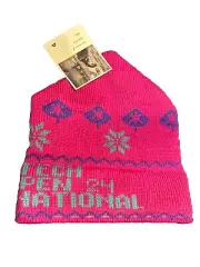 NWT Moriarty Ski Hat Hand Made In Stowe Vermont For Beconta Inc. 100% Wool