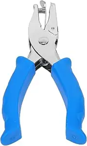 STOBOK Office Paper Hole Puncher 6mm Diameter Portable Craft Puncher for Binding Blue