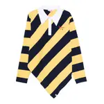 [Charles Jeffrey Loverboy] Charles Jeffrey Loverboy Diagonal-stripe Rugby Polo Shirt S BLUE/YELLOW