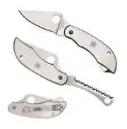Spyderco Clipitool Folding Knife C176P&S - PlainEdge Blade - Serrated Edge Blade