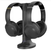 AVANTREE Dual Wireless Headphone Duet with Charging Dock Expandable to 100 HP