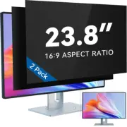 2-Pack] 23.8 Inch Computer Privacy Screen Filter for 16:9 Widescreen Monitor,