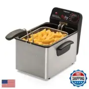 National Presto 05461 Stainless Steel Pro Fry Immersion Element Deep Fryer,Si