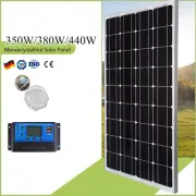 12V 350W 380W 400W 440W Solar Panel Mono Home Caravan Camping Charging Power AU