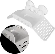 BCOATH Sucker Suction Cups aquaphora The Aquarium Reptile basking Platform Aquarium Accessories Turtle Tank Accessories Tank Stand Water Turtle Rock Suite Supplies ​​Turtle White