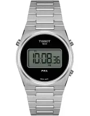 [Tissot] PRX Digital 35mm T1372631105000 Watch in Black/Silver