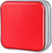 CD Case, 40 Capacity CD/DVD Case Holders Wallet Hard Plastic DVD Disc Cases