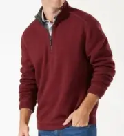 NWT Tommy Bahama Size 3XLT Flipshore Half-Zip Reversible Sweatshirt