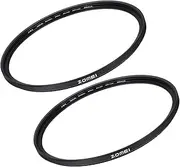 sourcing map MC UV Lens Filter Camera Protection Filter with Multi-Layer Coatings 86mm HD Hydrophobic Scratch Resistant for Camera Photography Lens 2 Pcs