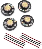 4pcs External Magnetic Speaker Loudspeaker 8 Ohm DIY Round Magnetic Speaker (29MM-8R-0.25W)