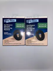 Set Of 2 2nd Skin Continuous Glucose Monitoring Patch Dexcom G6