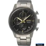 【SEIKO 精工】CS 極速碳纖維紋計時腕錶 指針錶 手錶 開學必備首選 禮物(8T67-00N0D/SSB391P1)