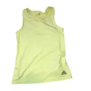 NWT ADIDAS Climacool Girls Tennis Stretch Neon G Dot Racerback Tank Top Sz S