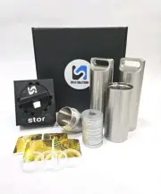 *Triple* Stainless Steel Crypto/Bitcoin Cold Storage Seedphrase Backup Recovery