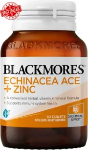 Echinacea ACE + Zinc | Supports Healthy Immune System Function | 60 Tablets