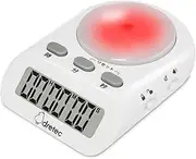 dretec Digital Timer for Learning, Maximum Set Time 199 Hours, 59 Minutes, 59 Seconds Time-Up, Study, Time Management, White