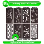 Aussie Privacy Screens - Woodsman texture - Sealed Jarrah - 600x1200mm