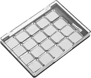 LALADEFIEE Eyeshadow Palette Eye Shadow Tray for Women Makeup Palettes with Empty Pans Travel-friendly Diy Eyeshadow Box