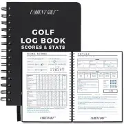 Log Book - Wire-Bound Golf Notebook and Golf Scorecard Book - Golf Journal & ...